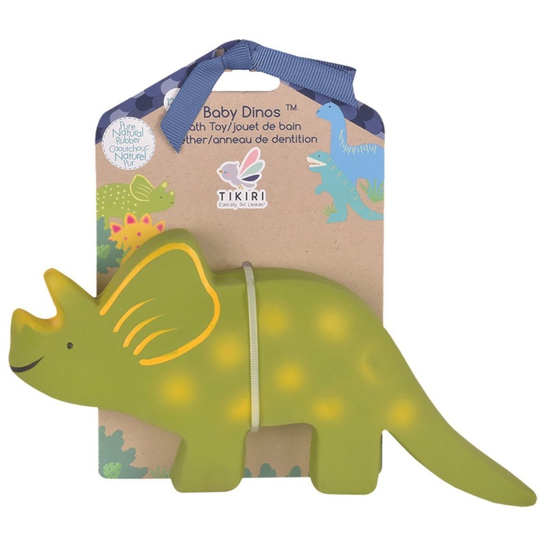 Baby Triceratops (Trice) Rubber Toy