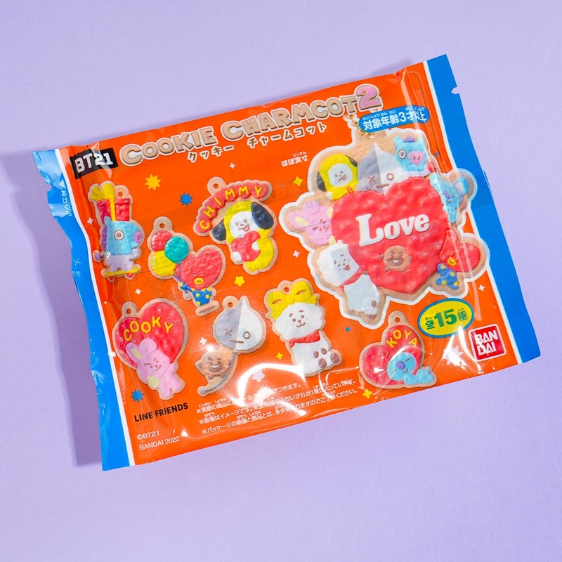 BT21 Cookie Charmcot Charm With Gum