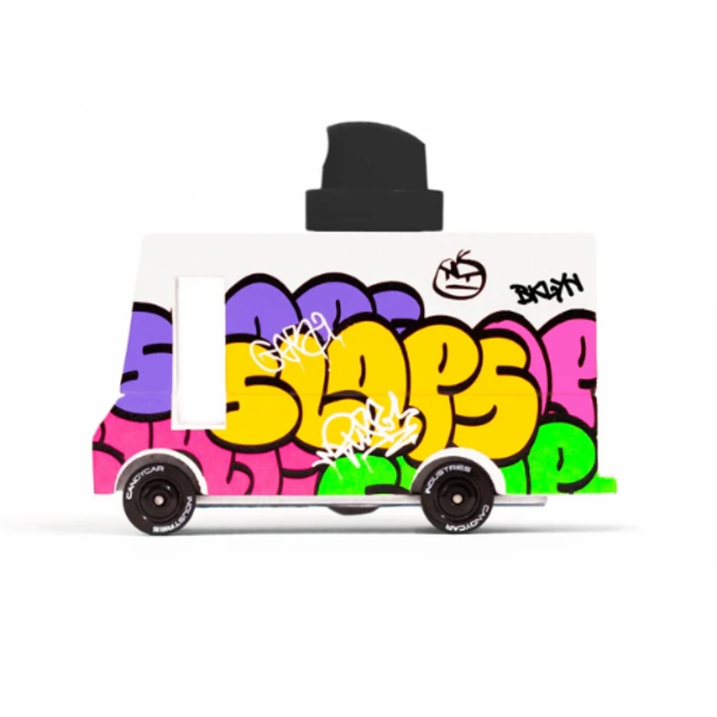 Graffiti Black Van