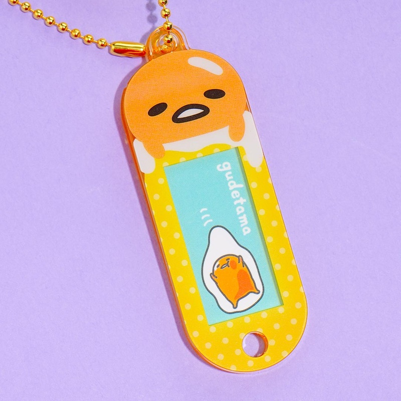 Gudetama Name Tag Charm