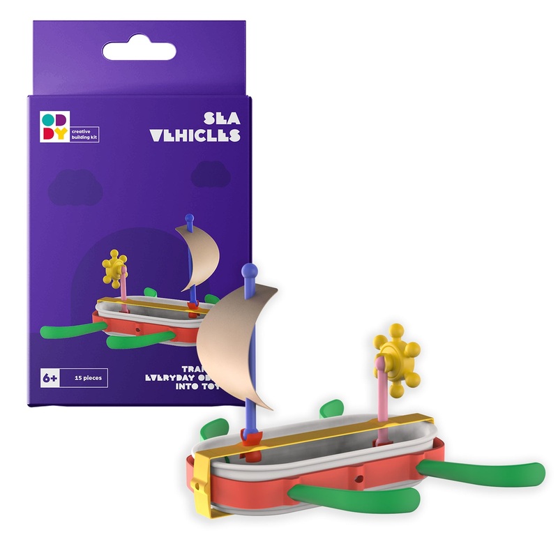 Oddy Mini Sea Vehicles 14 Piece Building Kit