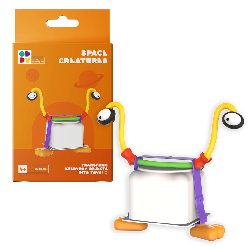 Oddy Mini Space Creatures 15 Piece Building Kit