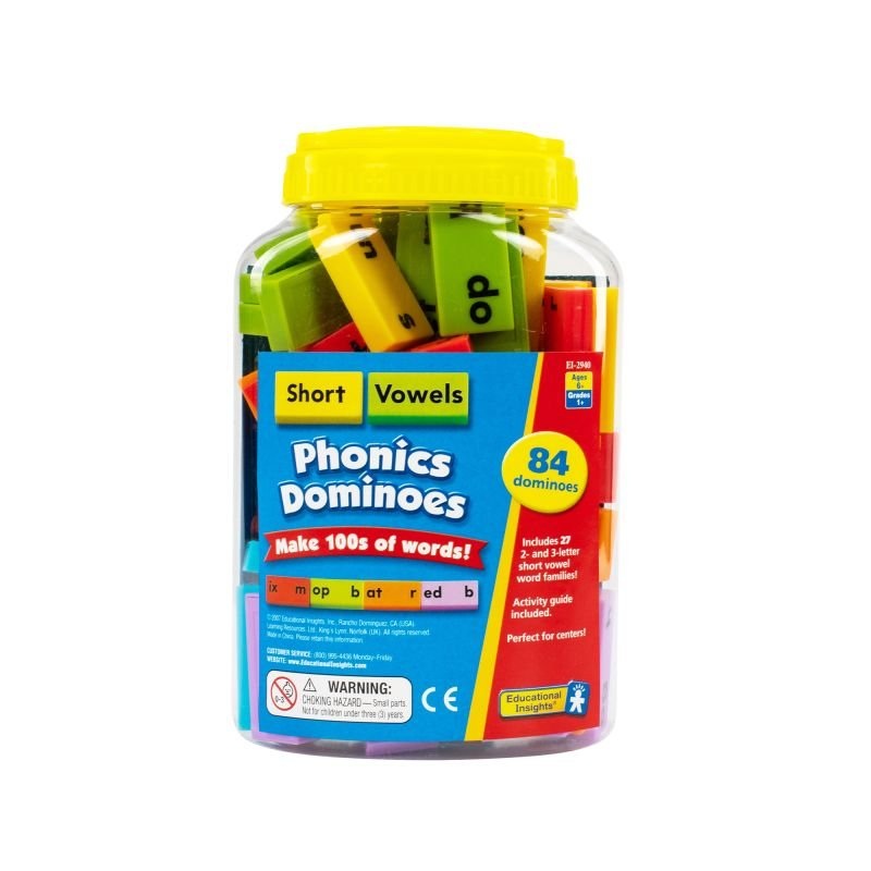 Phonics Dominoes - Short Vowels