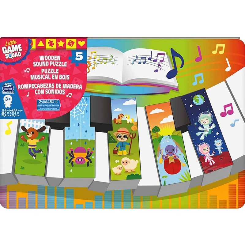 Piano Notes Wood Sound Puzzle