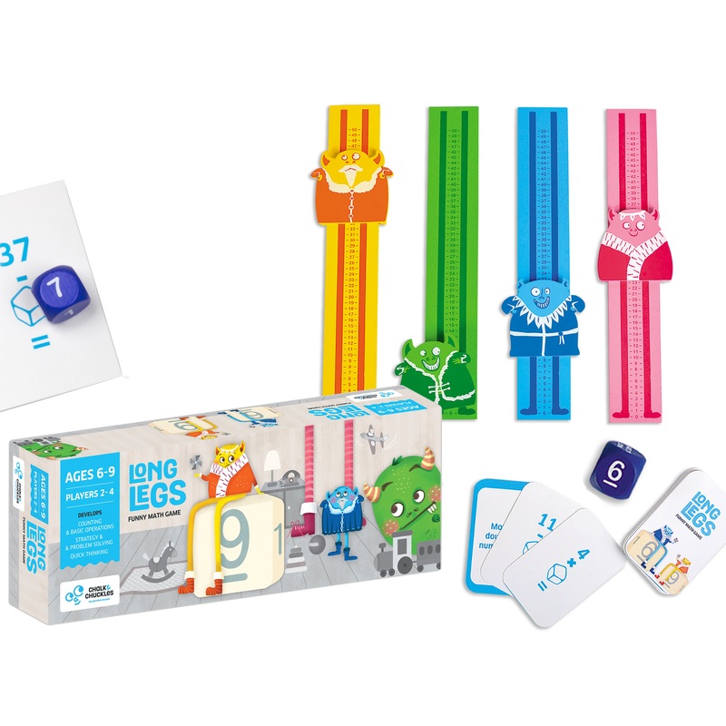 Chalk & Chuckles Long Legs Math Learning Game