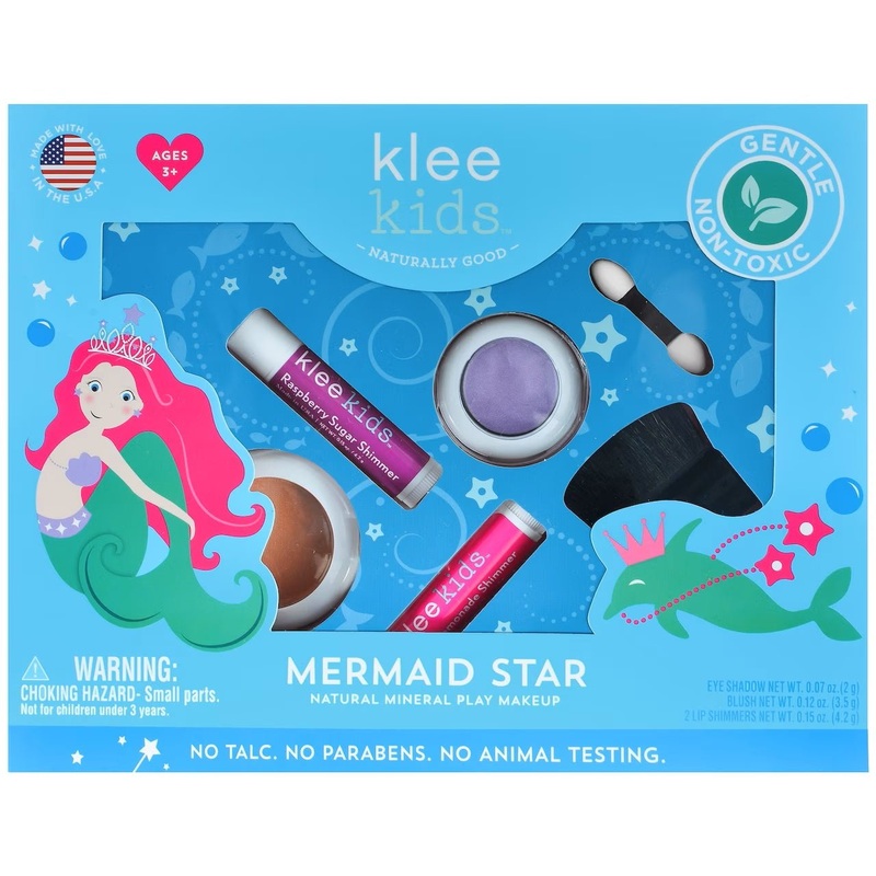 Mermaid Star - Klee Kids Natural Play Makeup 4-PC Kit