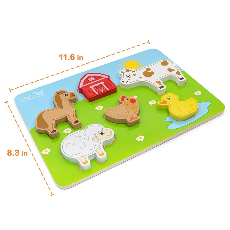 Wooden Chunky Farm Puzzle