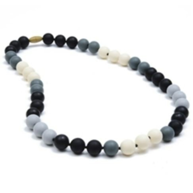 Bleecker Necklace for Mom & Teether for Baby - Black