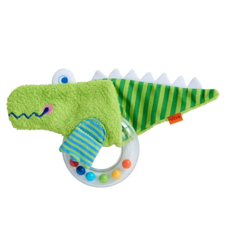 Crocodile Rattle with Removable Teething Ring