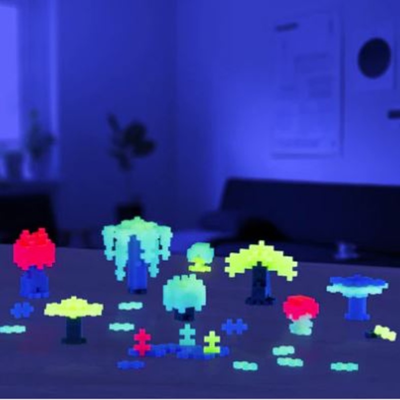 Plus-Plus - Super Tube - 500 pc Glow Mix