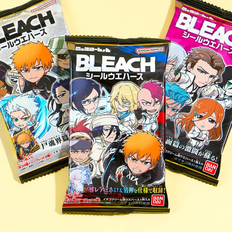 Bleach Niformation Strawberry Wafer With Sticker