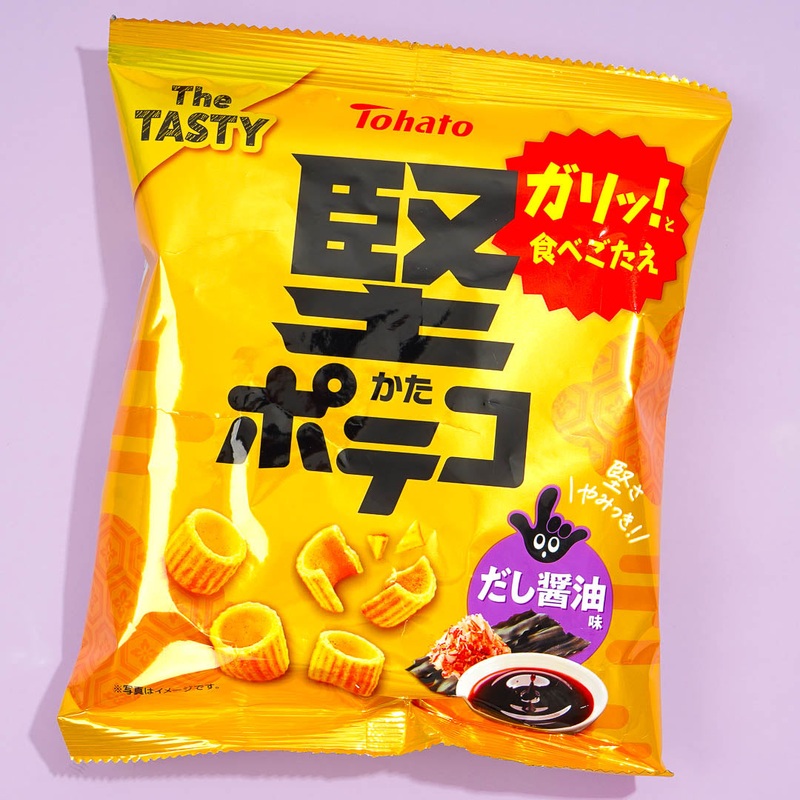 Tohato Hard Potato Rings - Dashi Soy Sauce