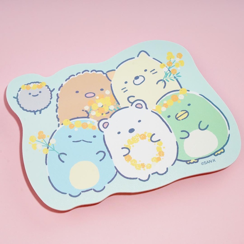 Sumikko Gurashi Flower Wreath Mouse Pad