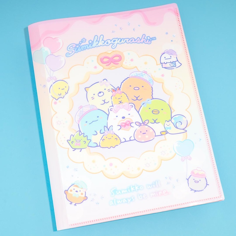 Sumikko Gurashi Hats & Ribbons 10-Pocket A4 File Folder