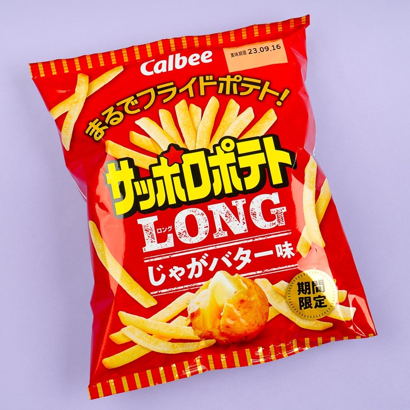 Calbee Sapporo Long Potato Snack - Potato & Butter