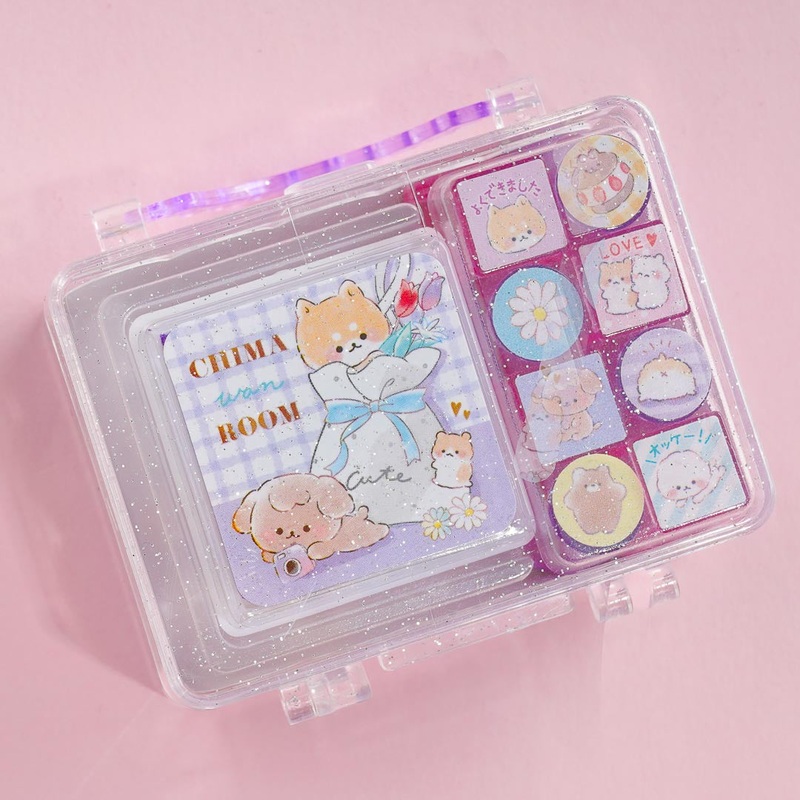 Chima Wan Room Stamp Set With Glitter Case