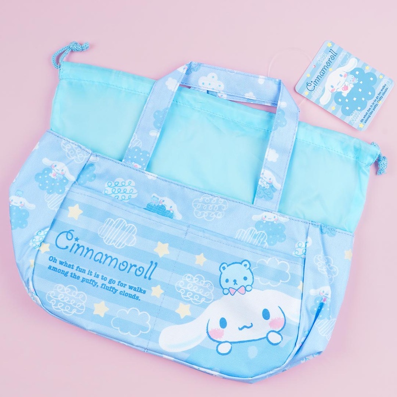 Cinnamoroll Cloudy Sky Drawstring Lunch Bag