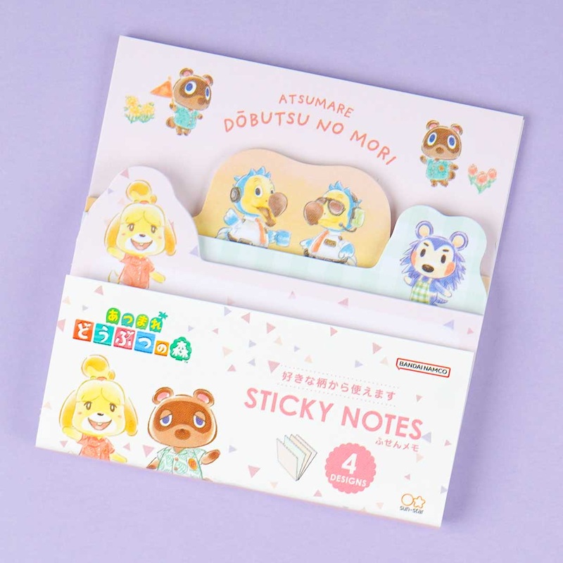Animal Crossing Die-Cut Sticky Notes Set