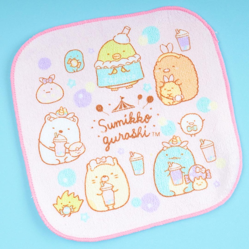 Sumikko Gurashi Bubbly Milkshake Hand Towel
