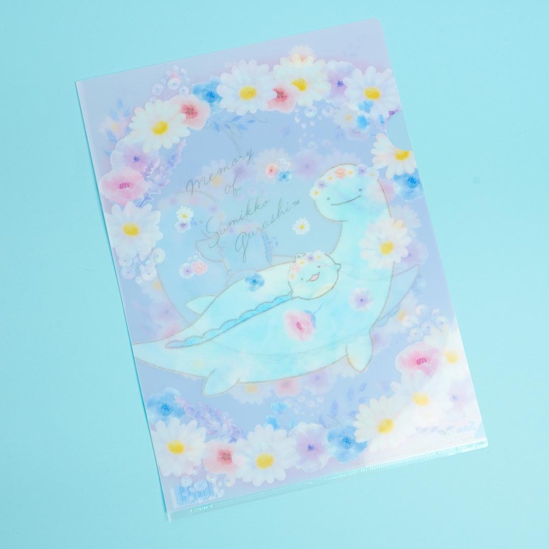 Sumikko Gurashi Flower Ring A4 Clear File Folder