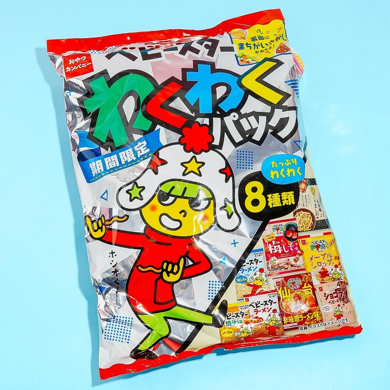 Baby Star Waku Waku Multi Snack Pack - 8 Pcs