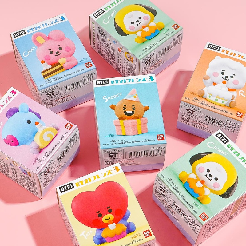BT21 Birthday Cake Figure With Gum
