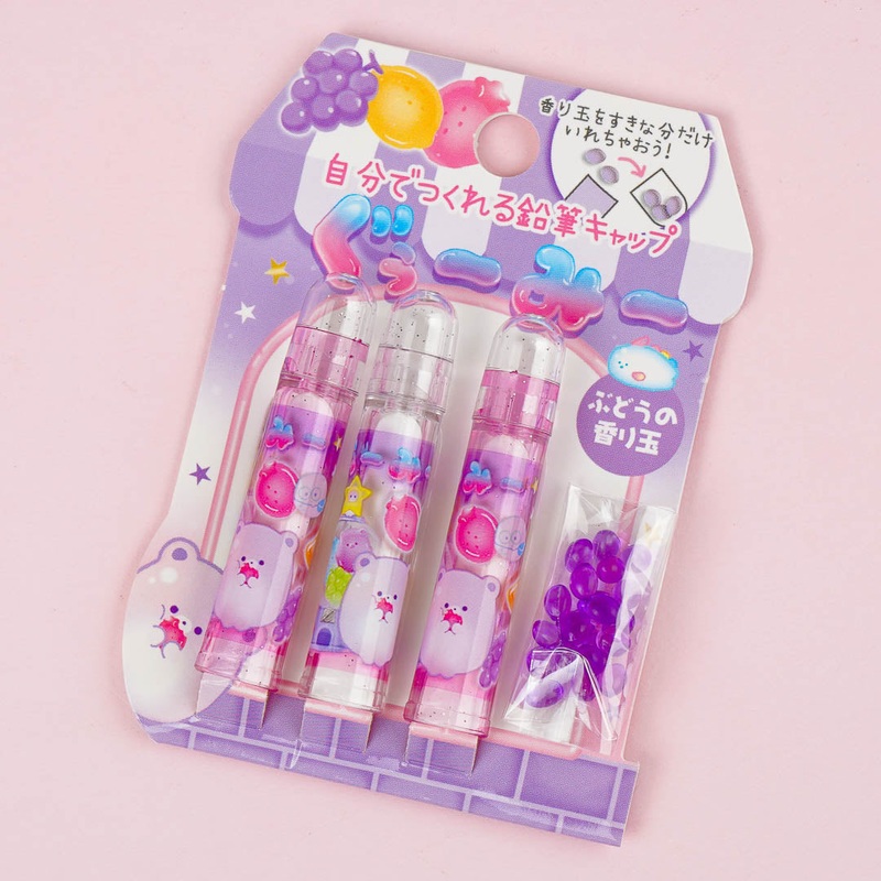 Chubby Bear DIY Scented Pencil Cap Set