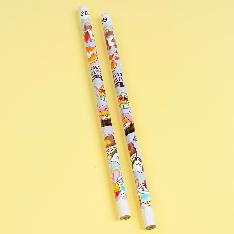 Sweet Cuddly Deserts 2B Pencil Set - Purple