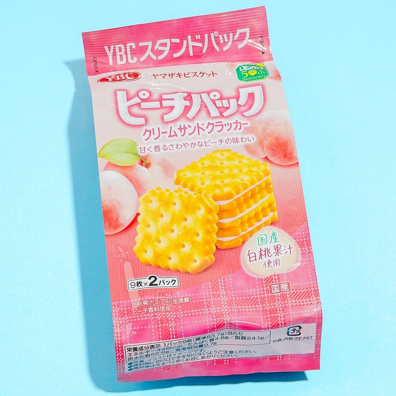 YBC Peach Cream Biscuit Sandwiches