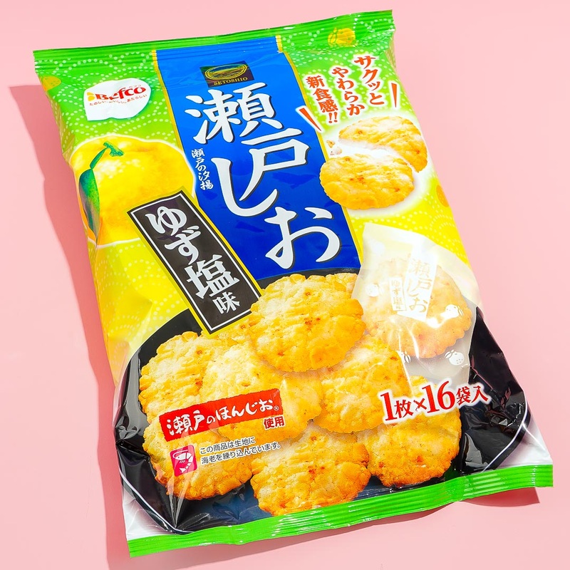 Befco Kuriyama Seto Shio Rice Crackers - Yuzu & Salt