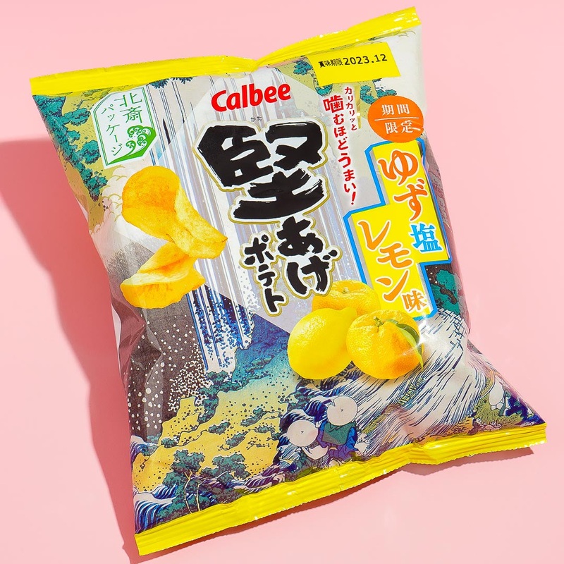 Calbee Kata-age Potato Chips - Salt Yuzu Lemon