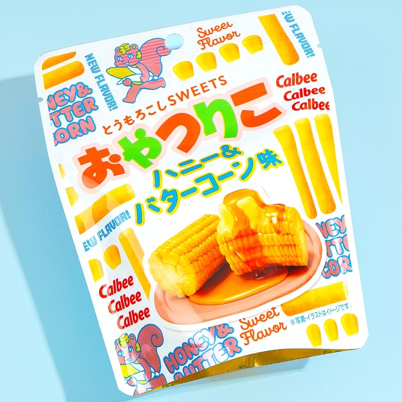 Calbee OyatsuRiko Corn Snacks - Honey & Butter