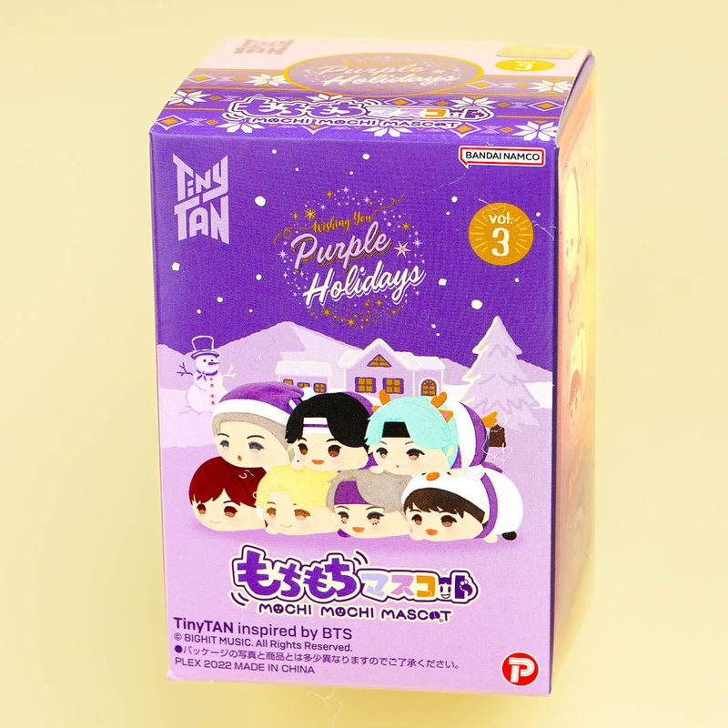 TinyTAN Purple Holidays Mochi Mochi Charm Vol.3 Blind Box
