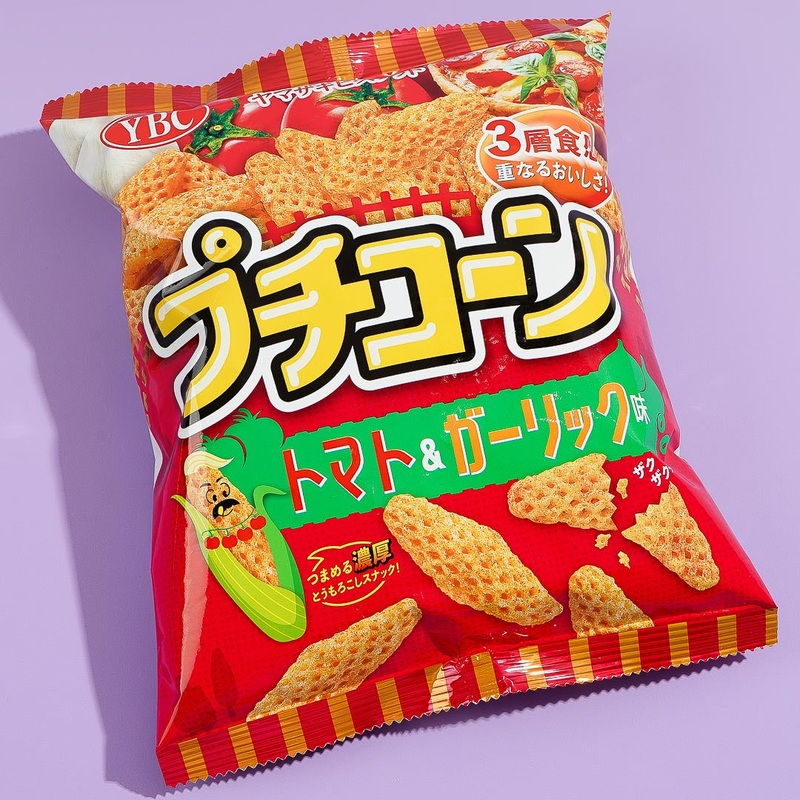 YBC Petit Corn Snack - Tomato & Garlic