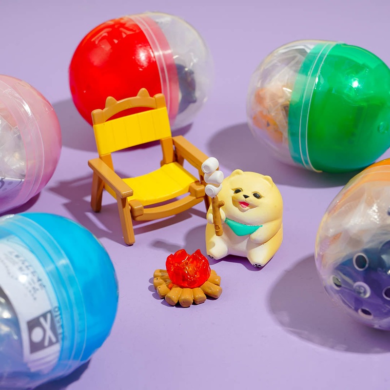 Animal Attraction Fluffy Dog Camp Gachapon