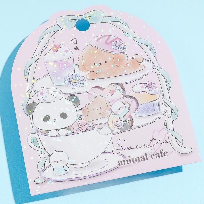 Sweetie Animal Cafe Mini Sticker Flakes