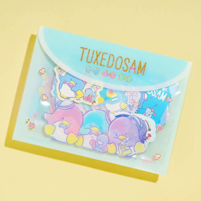 Tuxedosam & Friends Sticker Set With Case