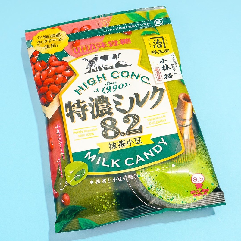 UHA Tokuno Milk 8.2 High Concentrated Candy - Matcha Azuki