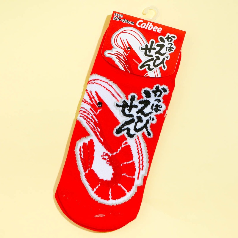 Calbee Kappa Ebisen Shrimp Snack Socks