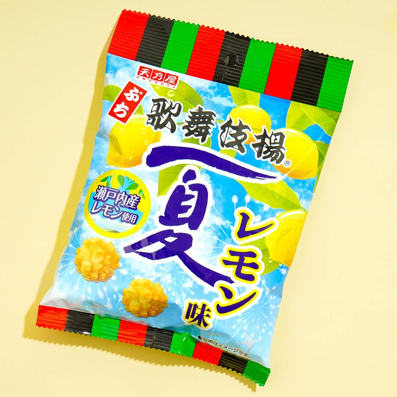Amanoya Petit Kabukiage Fried Rice Crackers - Summer Lemon