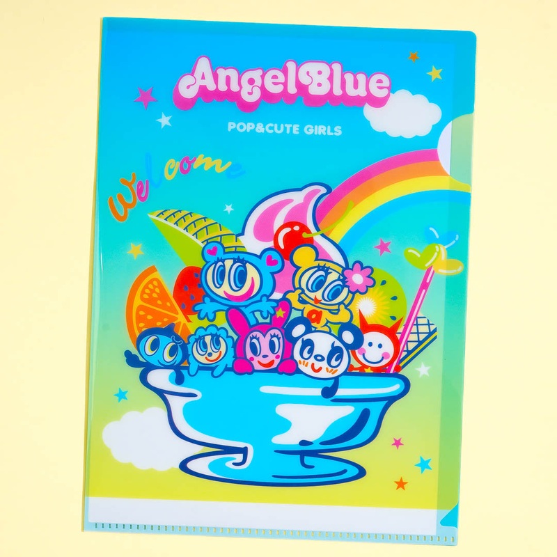 Angel Blue Sundae A5 Clear File