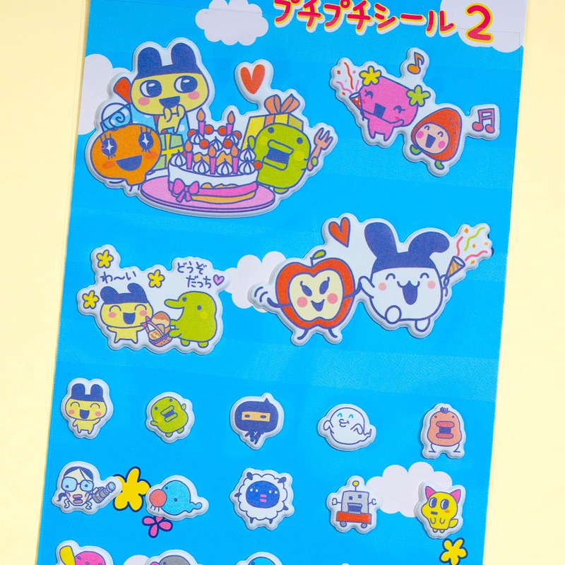 Tamagotchi Silly Puffy Stickers