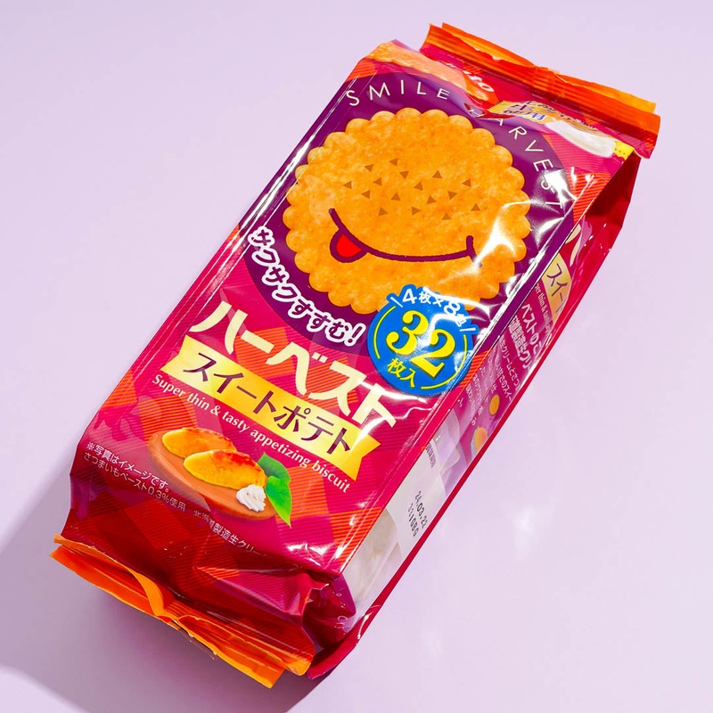 Tohato Smile Harvest Super Thin Biscuit Bag - Sweet Potato