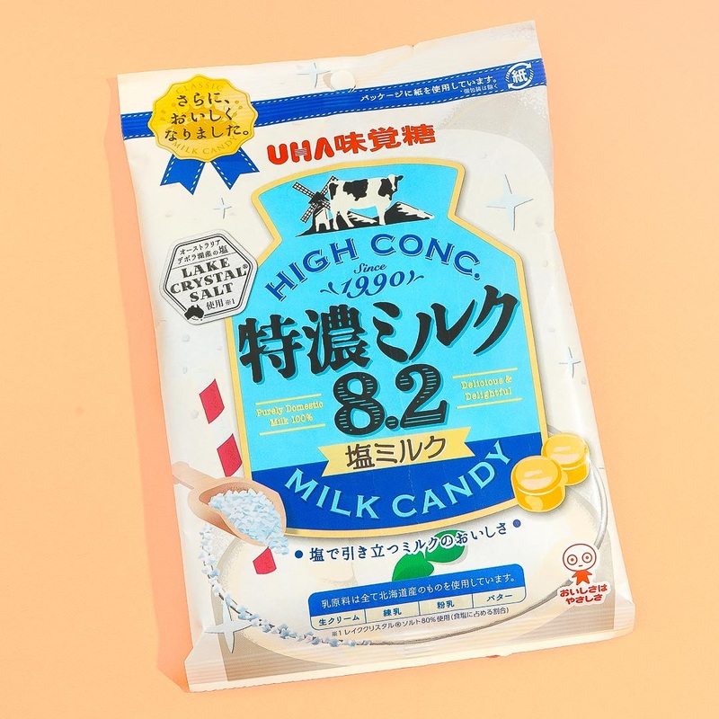 UHA Tokuno Milk 8.2 High Concentrated Candy - Salted Milk