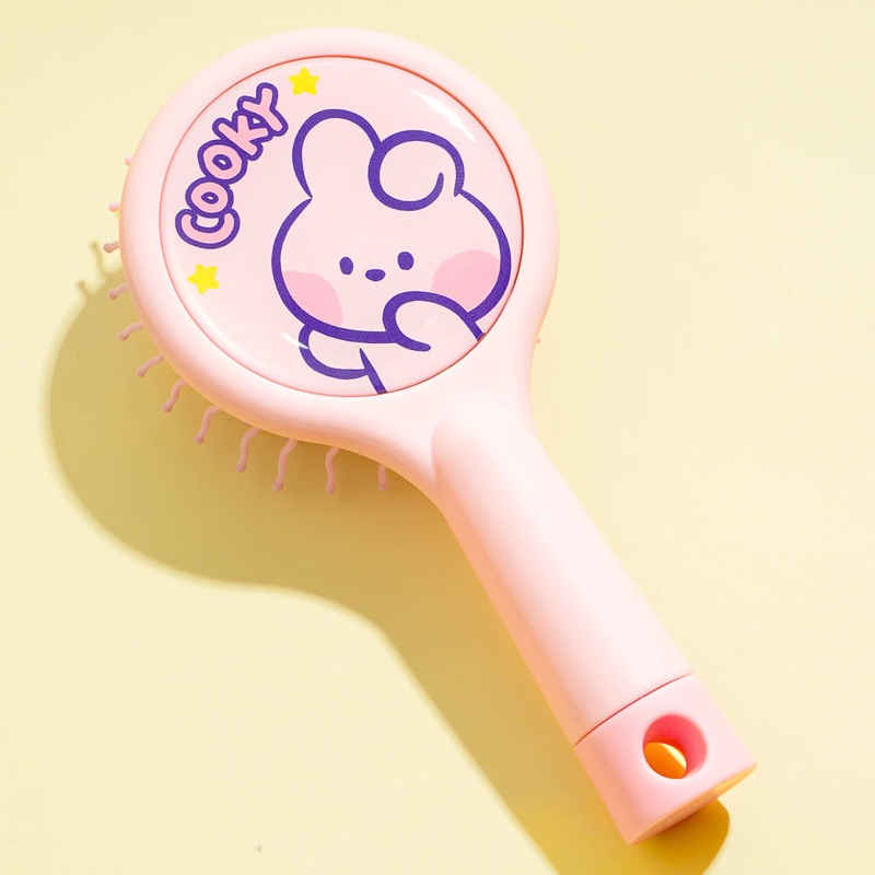 BT21 Minini Round Hairbrush - Cooky