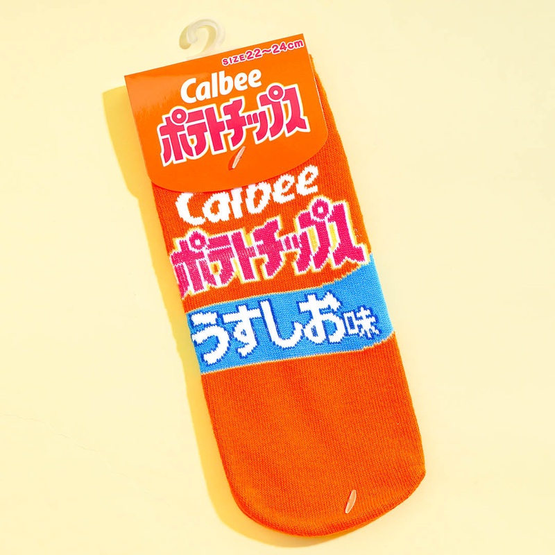 Calbee Lightly Salted Potato Chips Socks