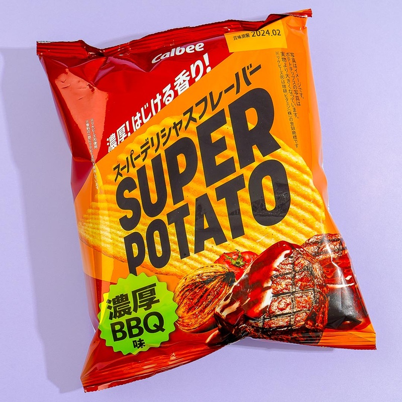 Calbee Super Potato Chips - Rich BBQ