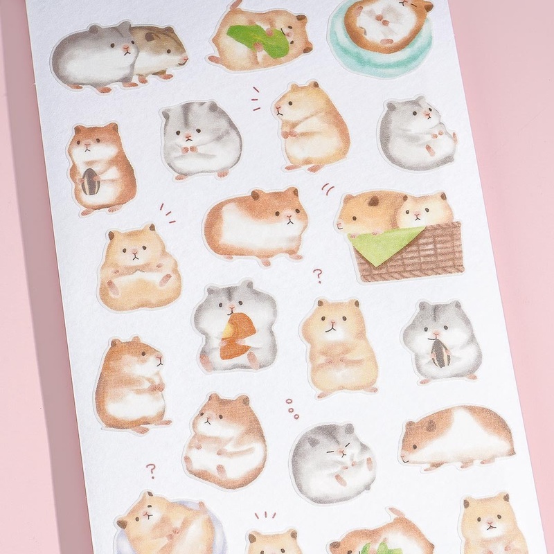 Cherish Hamster Stickers