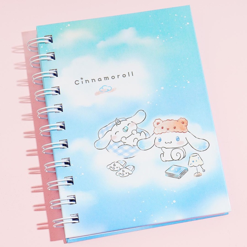 Cinnamoroll & Milk Cloudy Ring Notebook