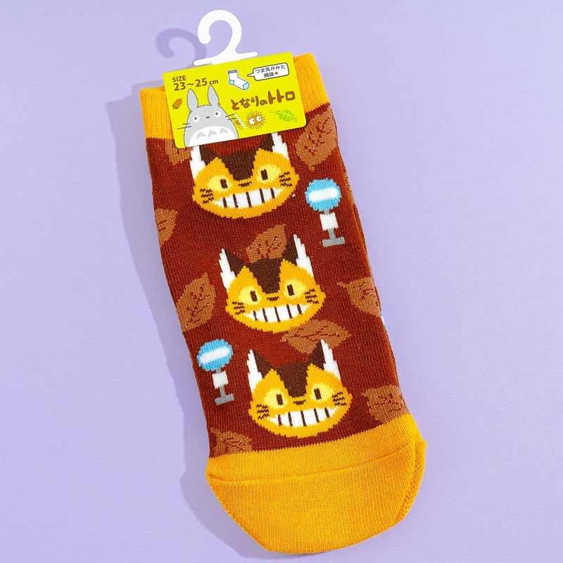 Totoro Autumn Catbus Socks